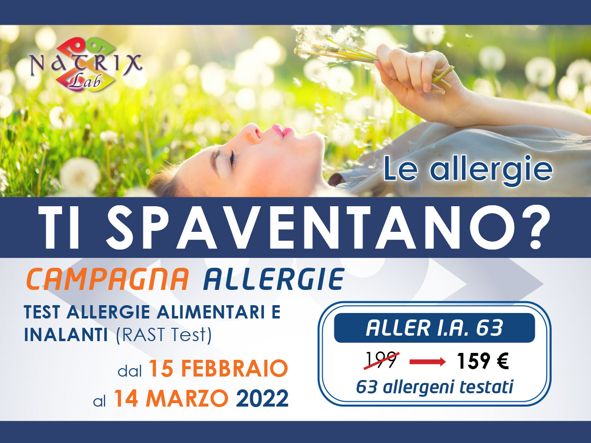 Scopri di più sull'articolo 15 febbraio / 14 marzo 2022 – Campagna allergie